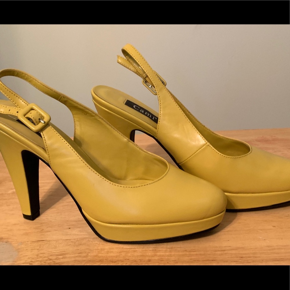 Cami Slingback platform heels